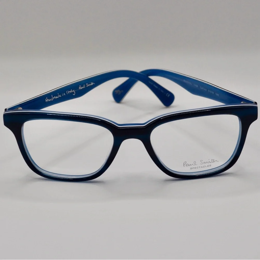 Paul Smith Women’s Eyeglasses | Deluxe Onyx Stripe Blue | New